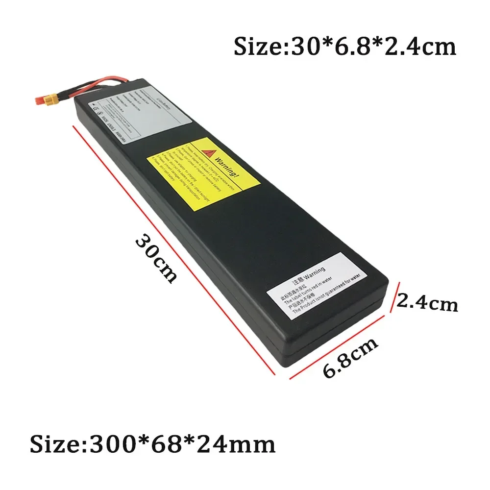 Akumulator litowo-jonowy 29,4 V 6000 mAh 7S2P 18650, odpowiedni do wymiany akumulatora skutera elektrycznego 29,4 V