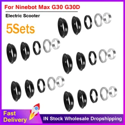 5/10 Set Front Fork Tube Bearing Bowl Rotating Steering Sets For Ninebot G30 G30D Electric Scooter Front Fork Tube Bearing Bowl