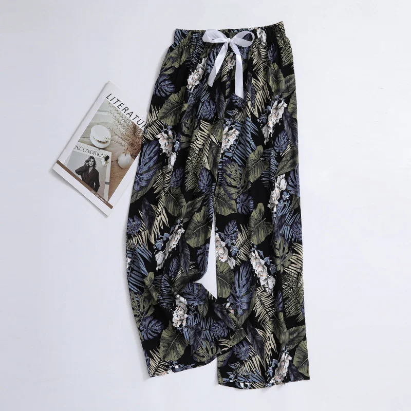 2026 Women Casual Loose Cozy Pants Elastic Pants Feet Harem Pants Sweatpants Pants Summer Beach Pants Elastic Waistband