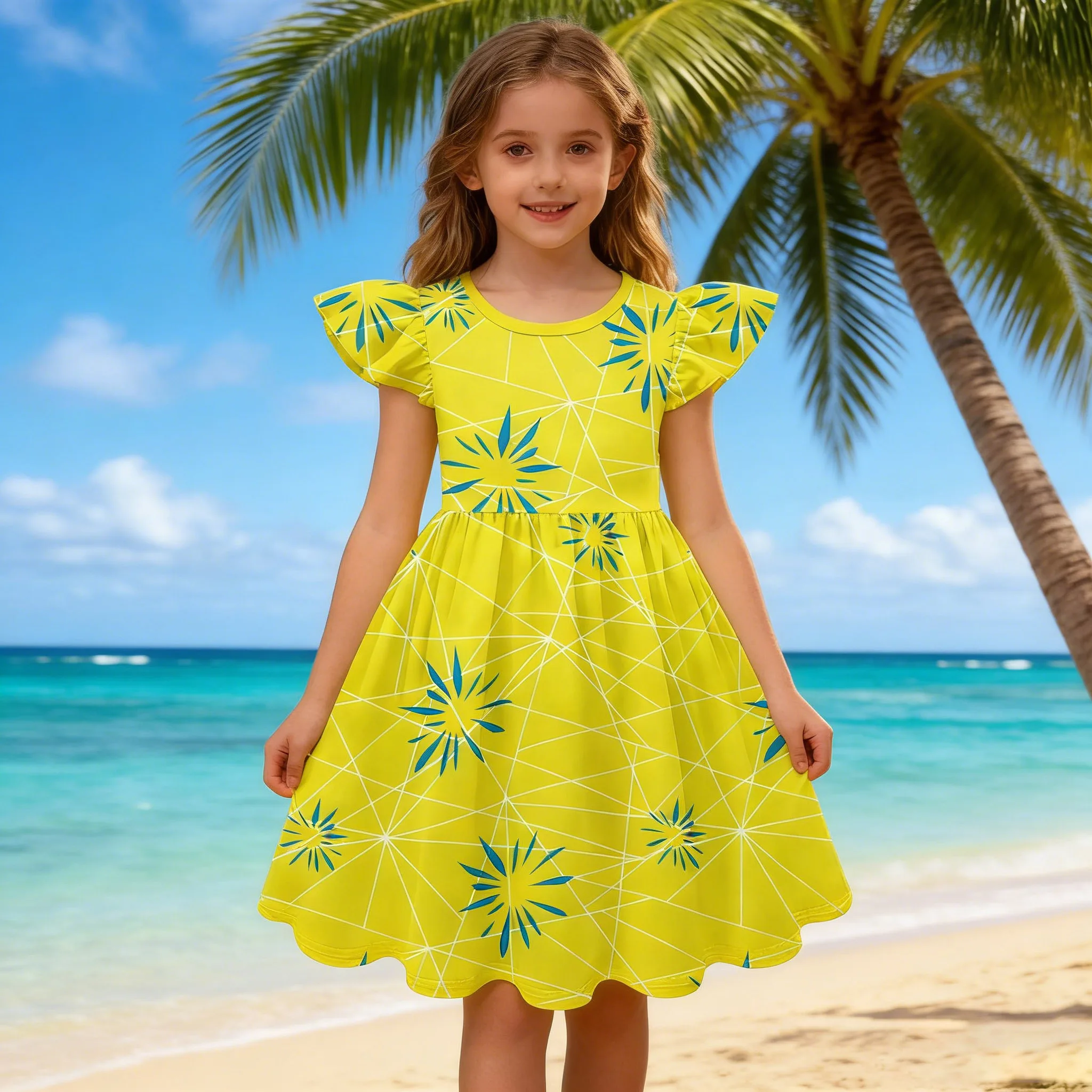 Neujahrskleidung für Mädchen Anime Joy Weihnachtskleid Bühnenaufführung Cosplay Kostüme Kinder Party Prinzessin Kleid