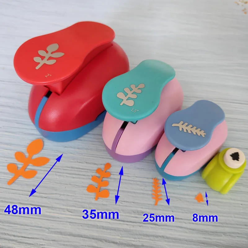 1pc Christmas Tree Cedar Oak Leaf craft punch Scrapbooking School DIY Gift Cedar Paper Cutter EVA foam Trees Hole Punches