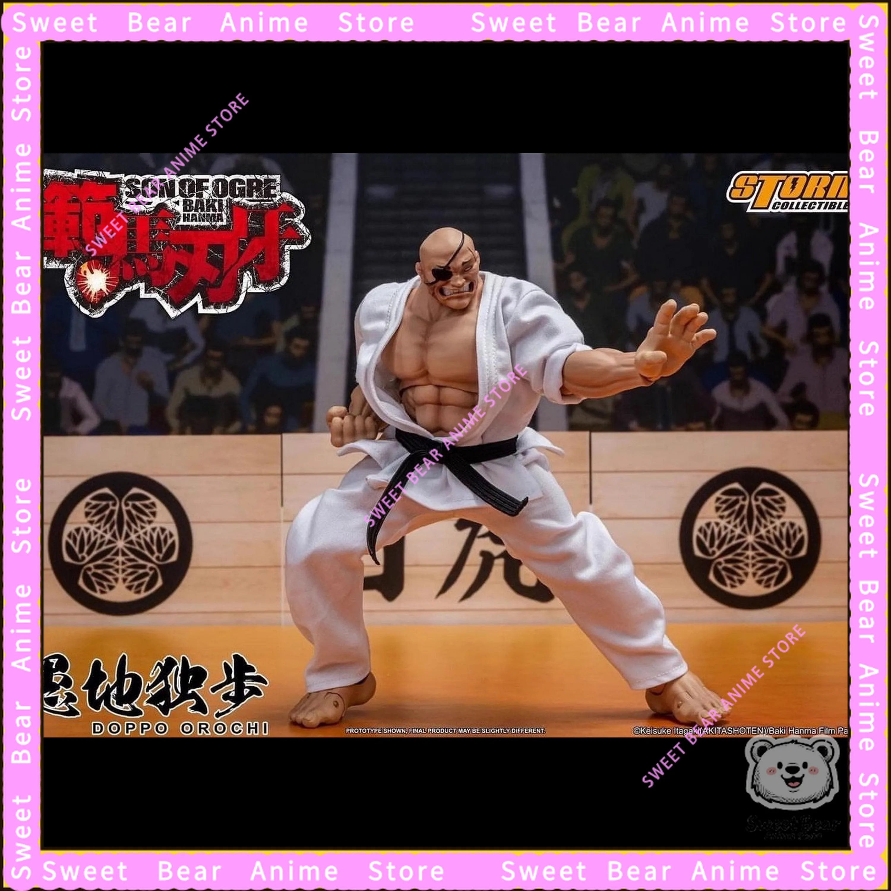 Mainan Storm Toys Skala 1/12 Doppo Orochi (Versi Narapidana Mati Terburuk yang Paling Jahat) Figur Aksi Anime Model Mainan Trendi Boneka
