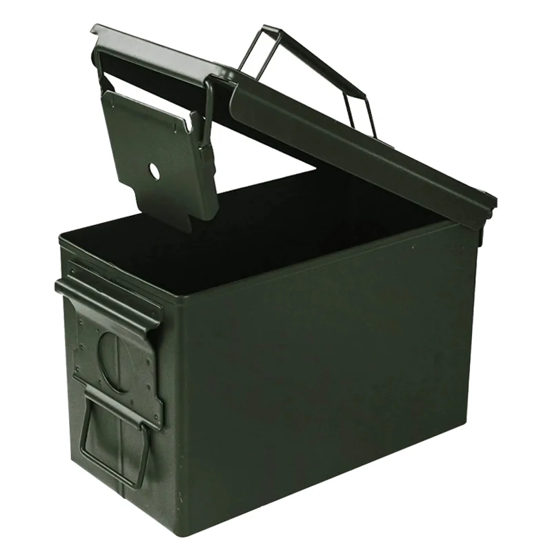 صندوق ذخيرة آمن من المصنع مباشرة، صندوق ذخيرة مقاوم للماء من الفولاذ والمعدن فعال من حيث التكلفة للخزائن