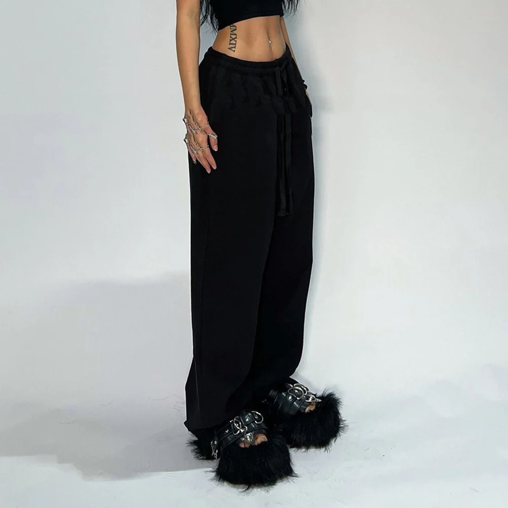 

Модные брюки большого размера, широкие брюки для бега, повседневные прогулки, XL, повседневные винтажные танцевальные брюки, мешковатые повседневные брюки для бега