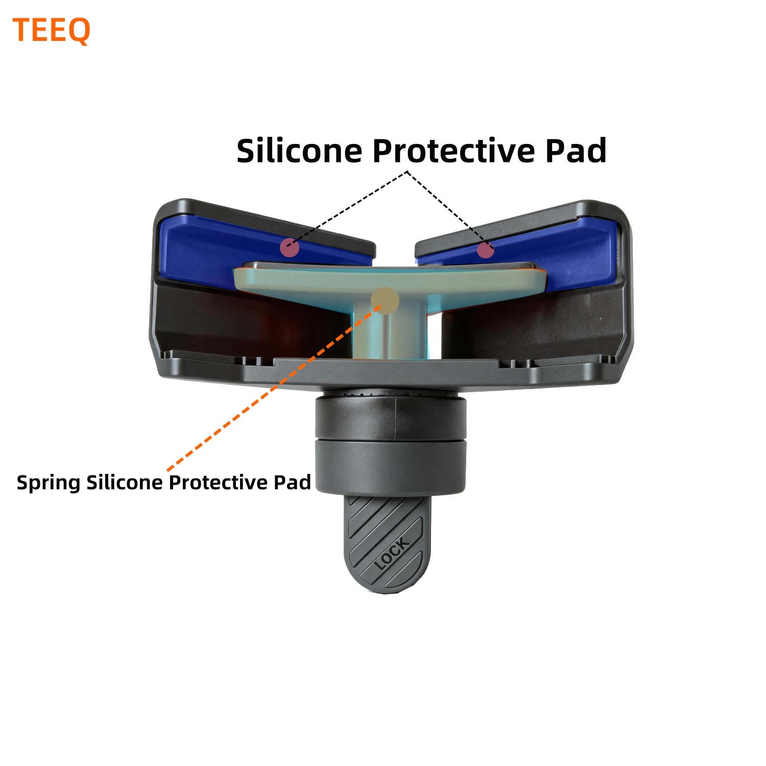 TEEQ Car Phone Holder for Tesla Y Model3 HIGHLAND Cybertruck， BYD Seal U,Atto 3,Sealion 7,Han,Tang, Denza D9, N7, N8