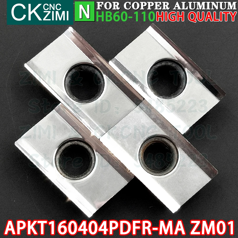 

APKT160404PDFR-MA ZM01 APKT 160404 PDFR MA ZM01 APKT160404 APMT APKT1604 APKT 1604PDFR Твердосплавные вставки Фрезерные вставки с быстрой подачей Токарно-фрезерный станок с ЧПУ по металлу для торцевой фрезы BAP400R