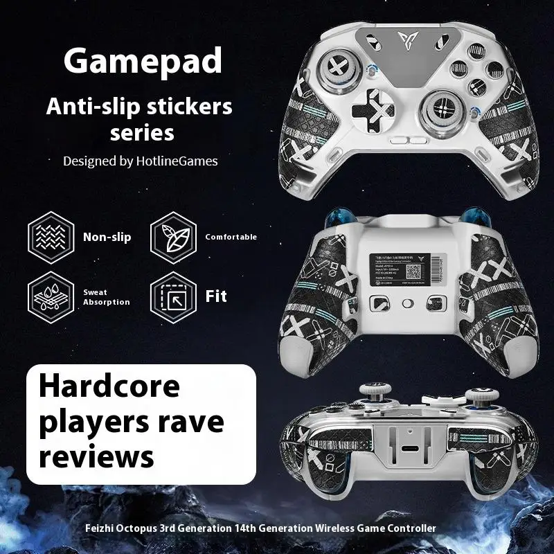 Anti-Rutsch-Aufkleber-Set, rutschfestes Klebeband für Flydigi Vader 3 Pro 4 Pro kabellose Gaming-Griffknöpfe