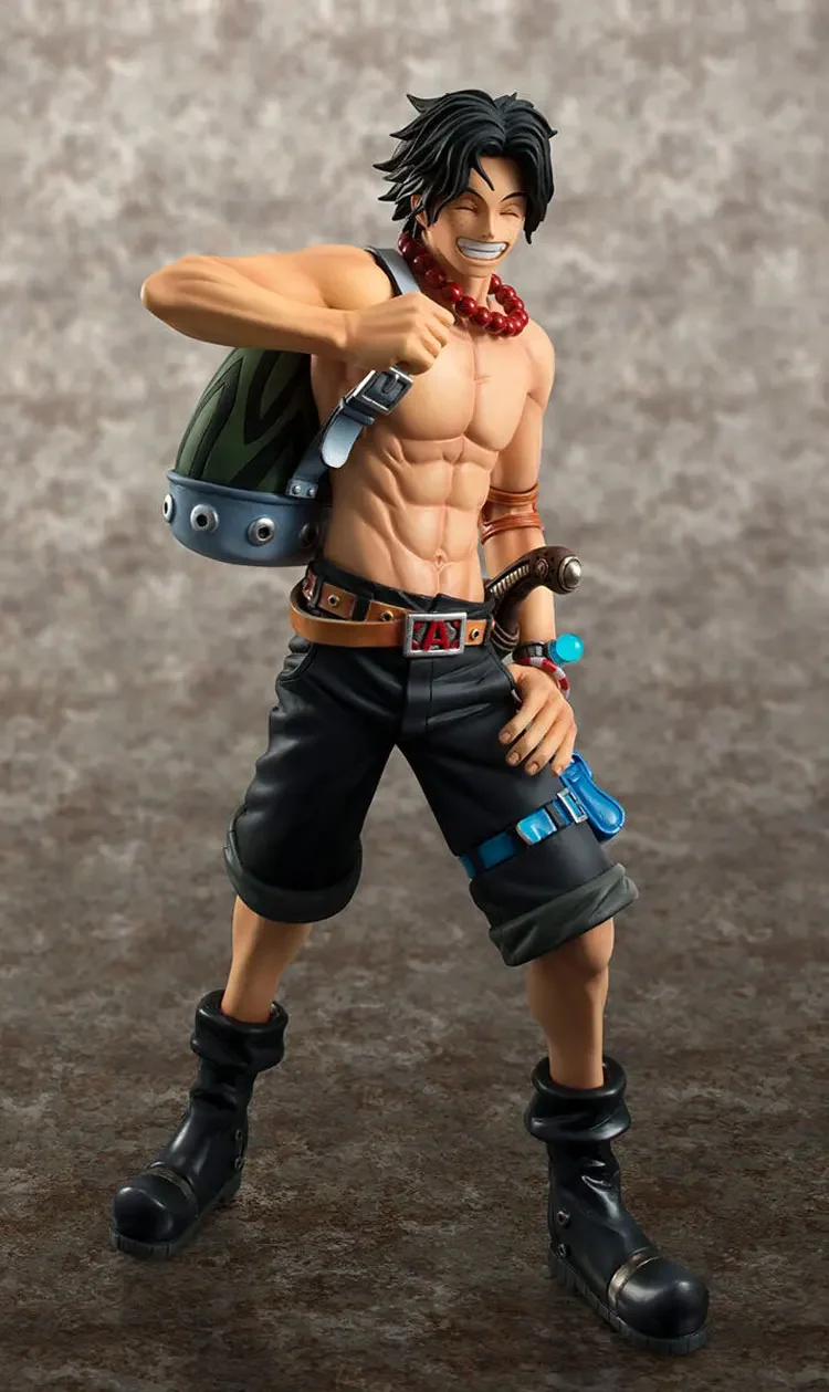 Megahouse P.O.P ONE PIECE PORTGAS.D.ACE-figuras de acción de PVC para niños, modelo nuevo y Original de Anime