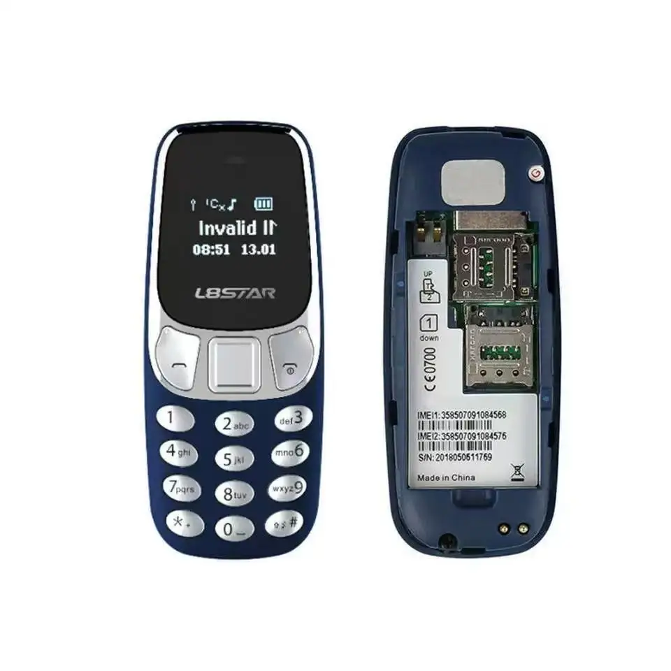 ​L8star Bm10 Mini Mobile Phone Dual Sim Card With Mp3 Player FM Unlocked Cellphone Voice Change Dialing Phone Wireless Headset