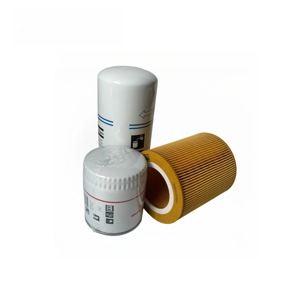2901200610 3Pcs Oil Filter Service Kit, Aftermarket Spare Part for Atlas Copco Screw Air Compressor