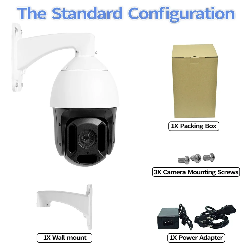 Uniview 5MP Camera With SIM Card Full Color Rotating Surveillance IP Security Auto Tracking UP Waterproof PTZ Cable Camera Cctv