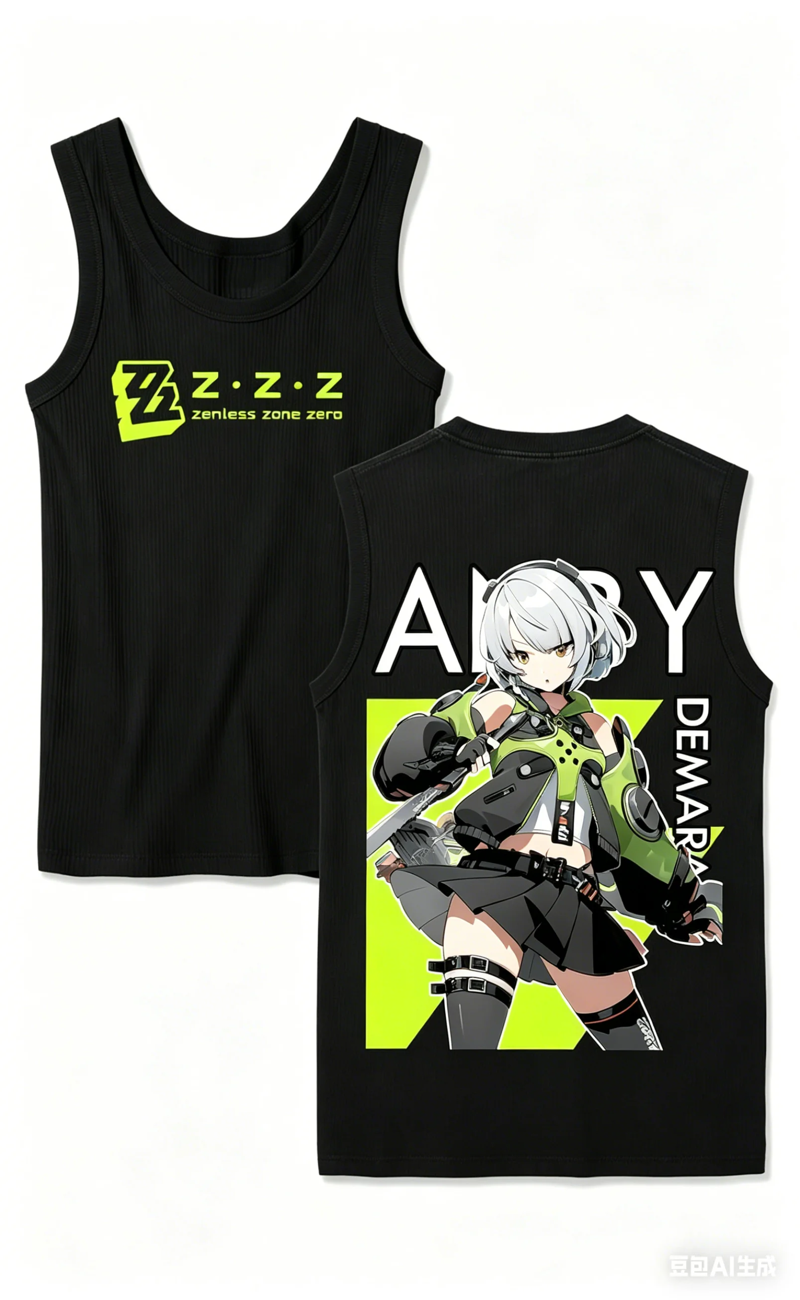 Zenless Zone Zero Ribbed Tank Streetwear Anime Lover New Model personality Clothes Year round clothing Unisex high quality gift
