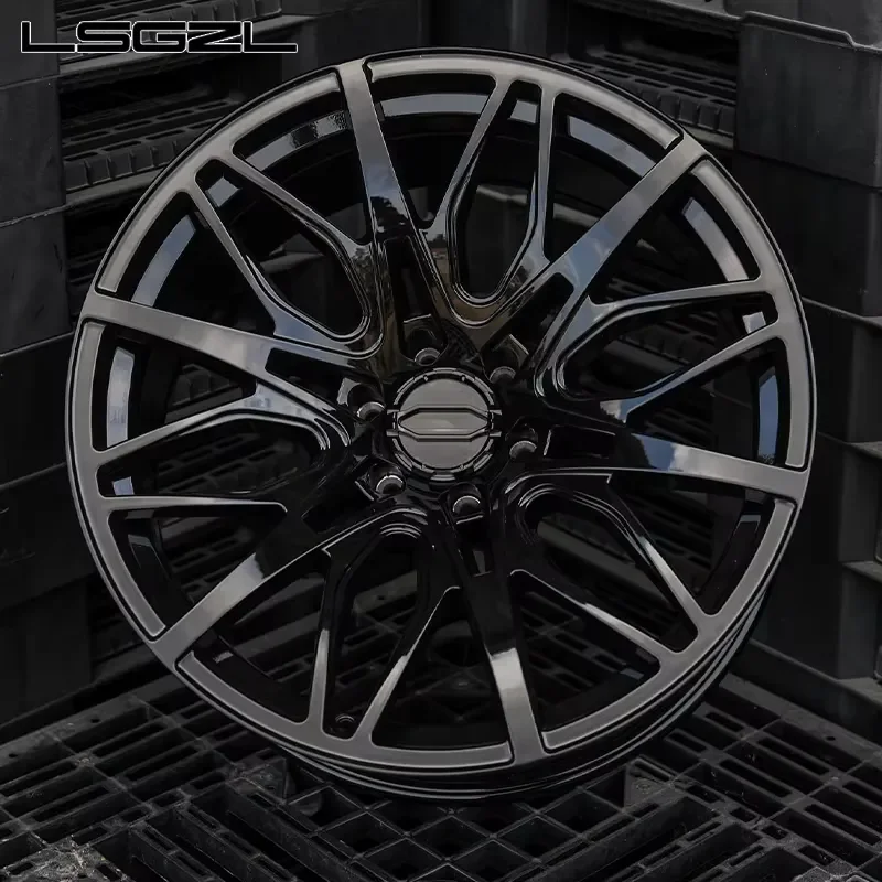 i LSGZL Custom Forged Monoblock Black Deep Concave Deep Dish Wheels 15 16 17 18 19 20 21 22 23 24 26 28 Inch for