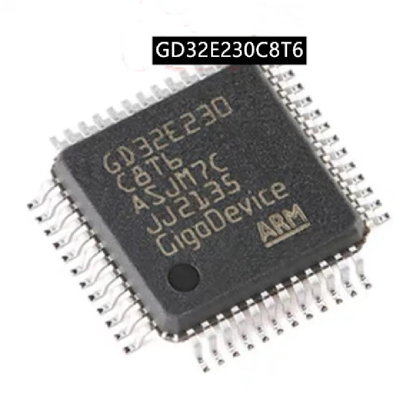 1pcs/lot New Original GD32E230C8T6 LQFP48 Microcontroller chip patch LQFP-48 32E230C8T6 in stock