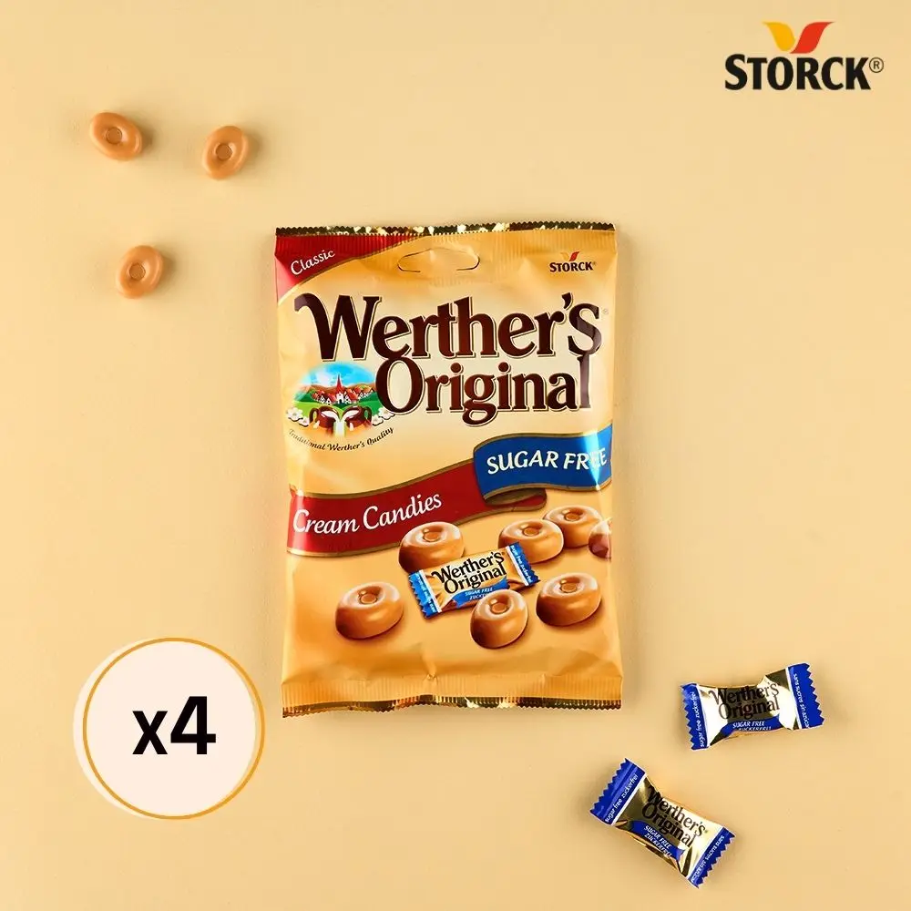 Stocwethers-Crema de caramelo Original sin azúcar, caramelo, 70g, 4