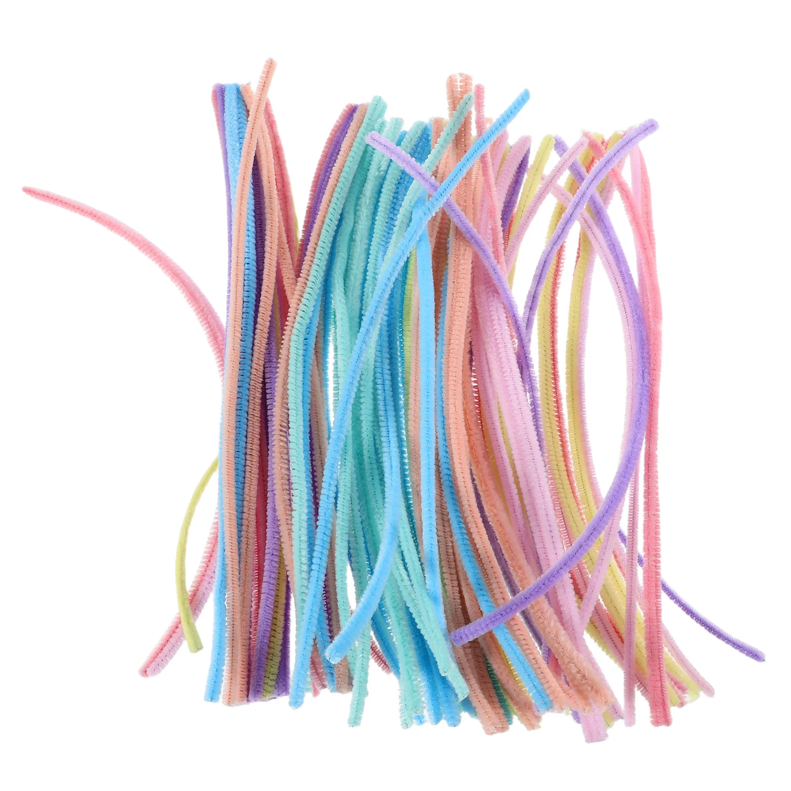 

300pcs Pastel Pipe Cleaners Twisted Rods Creative Craft Supplies For Decorations Handmade Projects Vibrant Colors Soft Durable