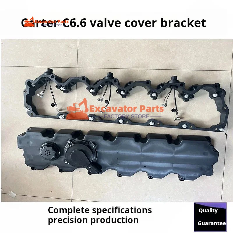 For Caterpillar CAT 320D2 Parkins C6.6 Valve cover 318-8037 Valve cover bracket 317-2717 Excavator Parts