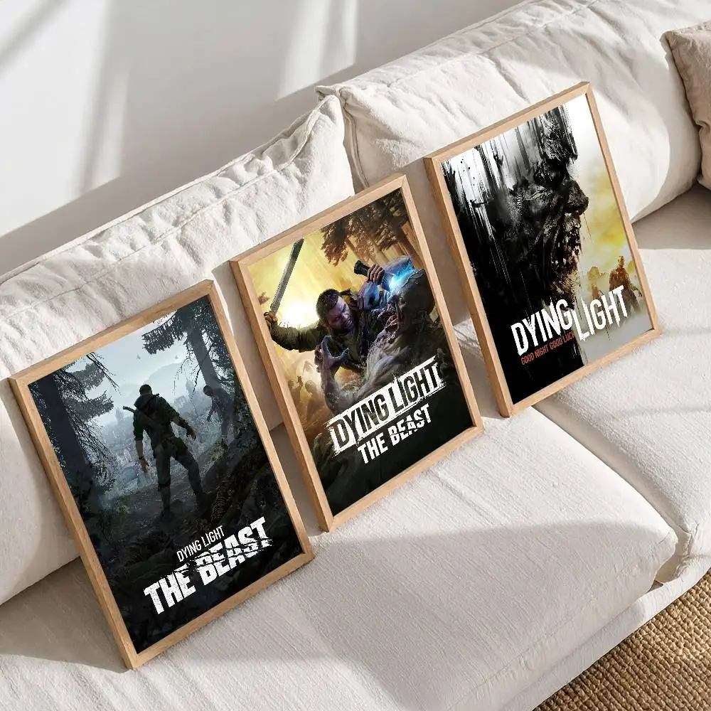 1 قطعة لعبة D-الموت ضوء الوحش المشارك طباعة لغرفة النوم غرفة المعيشة ديكور المنزل اللوحة جدار الفن HD صورة جدارية #3