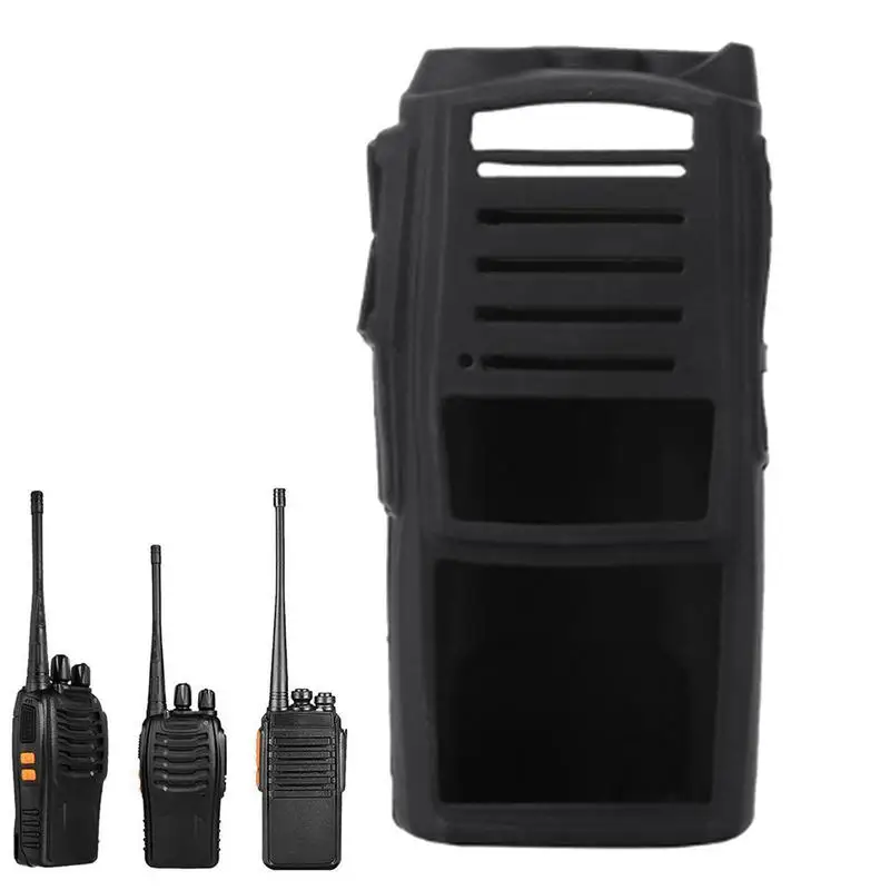 

Soft Silicone Covers Portable Anti-Lost Case For Bao Feng UV82 Anti-Drop Radio Pouch Two-Way Radio Holster Protection Case