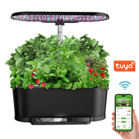 Tuya WiFi Garden Hydroponics Growing System with LED Grow Light 15 Pods Smart Plants Grower Kit Tuya APP Control Indoor