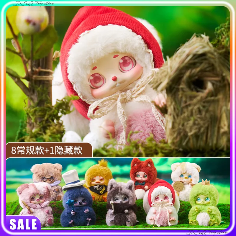 

В наличии Сказочная битва, плюшевые фигурки слепых коробок, большой плохой волк, маленький белый кролик, три маленьких свиньи, очаровательная коллекционная девушка