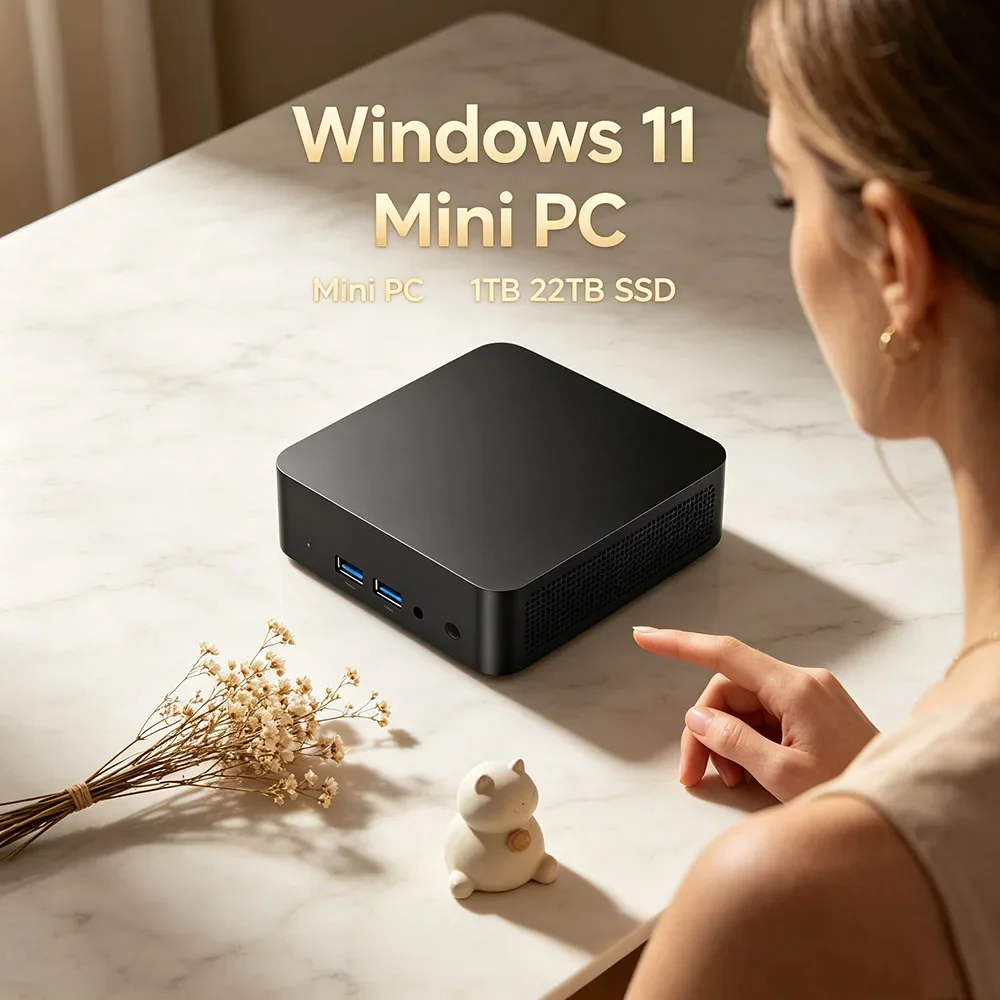 Core i3 6100 Substantial Mini PC Windows 11 Pro 32GB RAM 1TB 2TB SSD WiFi 6 BT5.2 4K HD Office Gaming PC 3 Years Warranty