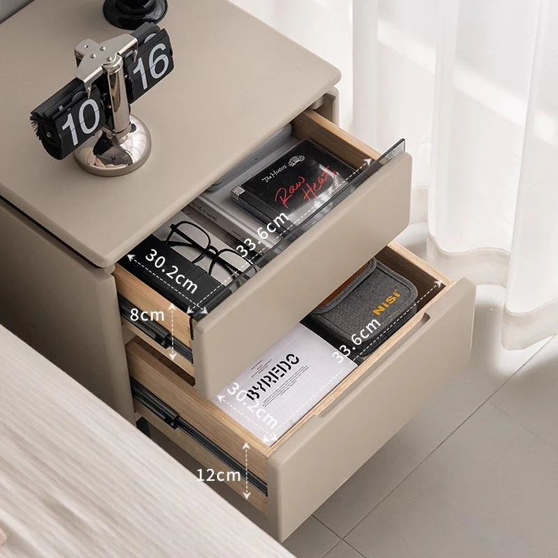 Mesa de cabeceira de madeira maciça gaveta minimalista estética na moda mesa de cabeceira moderna nordic comodini câmera letto móveis do quarto