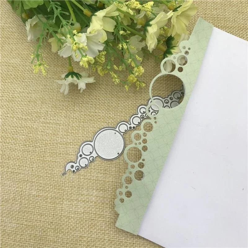 Holle cirkel metalen stansmessen stencils scrapbooking album papieren kaart decoratieve ambachtelijke embossing