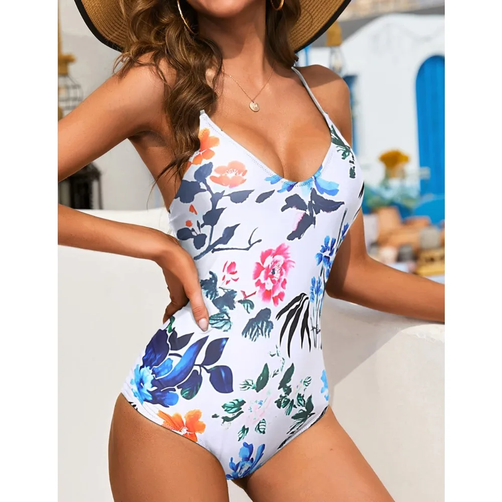 Floral Print Bathing Suit Girl Swimming Suit for Women One Piece Swimsuit Sexy Monokini 2025 New Arrival Swimwear Girl Bather