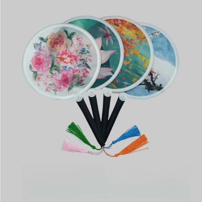 

Appearing Round Fan (Set of 4) by Angel Stage Magic Tricks Gimmicks Illusions Magic Props Close up Street Magicians Street Funny