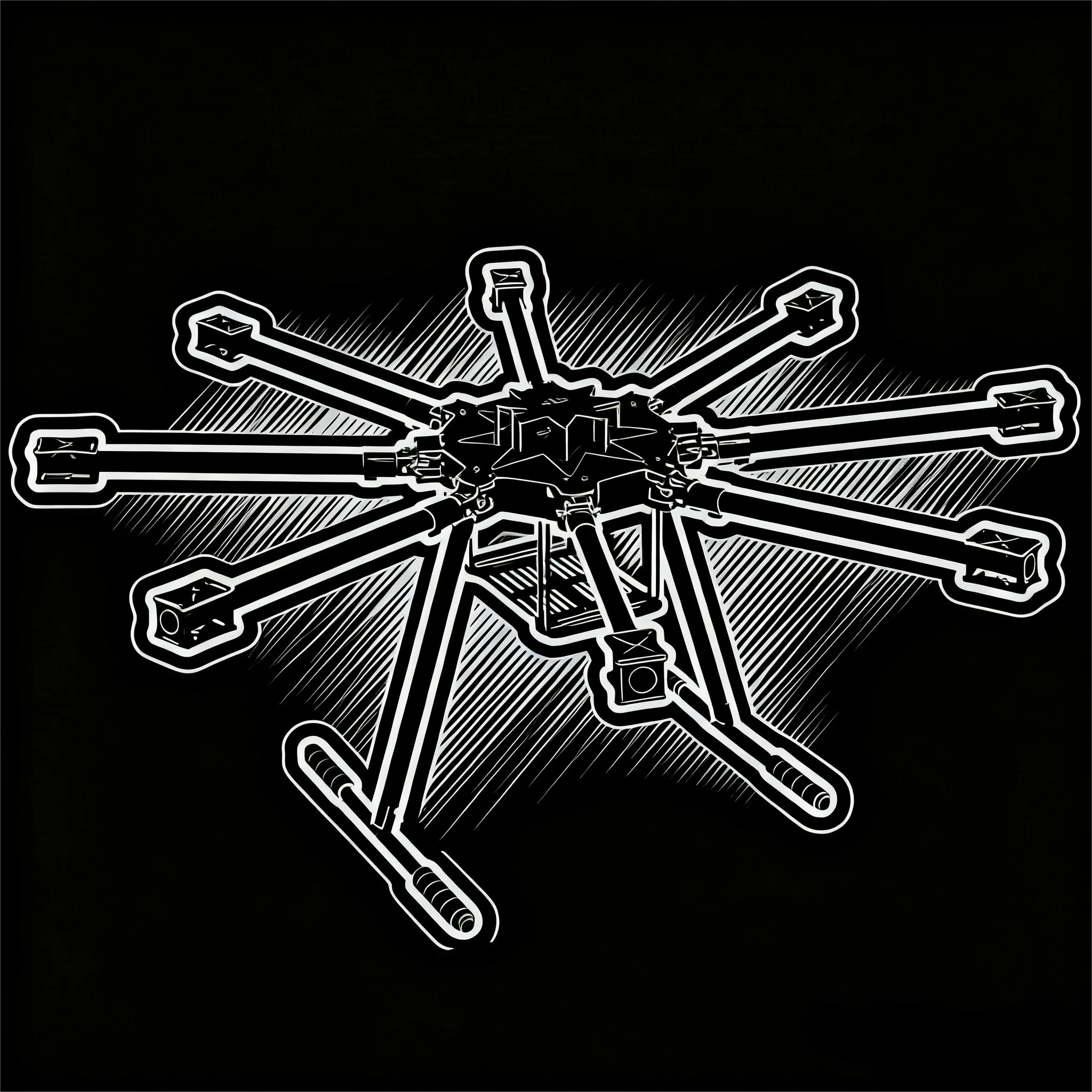 

FPV LX1100 8 Axle Octocopter Umbrella Type Folding Frame Multicopter Electronic Retractable Landing Skid DJI S1000 Tarot X8