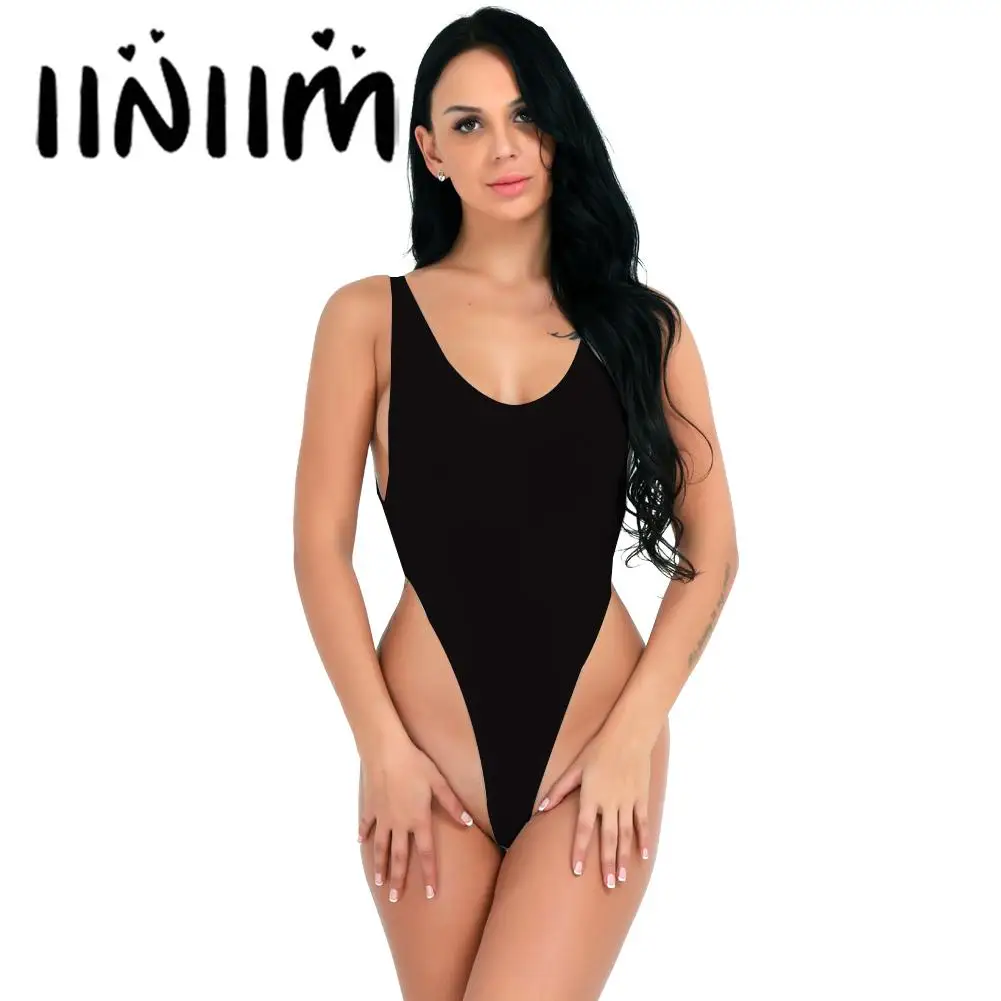 

Womens Lingerie Body String High Cut Swimsuit One Piece Backless See-through Thong Leotard Swimwear Thong Leotard Bodysuit Top