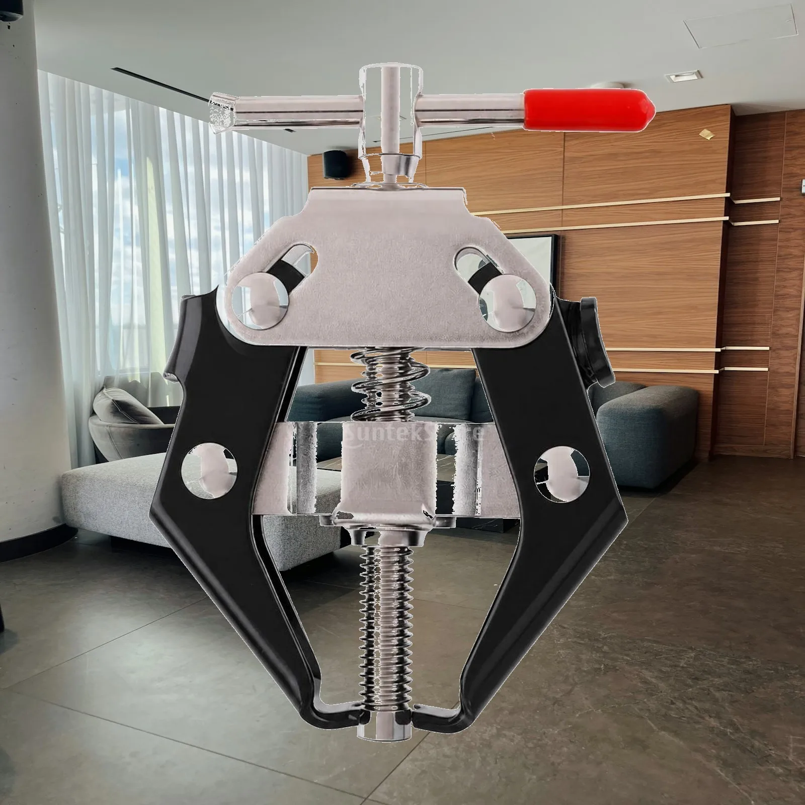 Auto Wiper Puller Tool with T Handle for Spline Removal Heavy Duty Metal Frame Universal Fit Car Body Puller