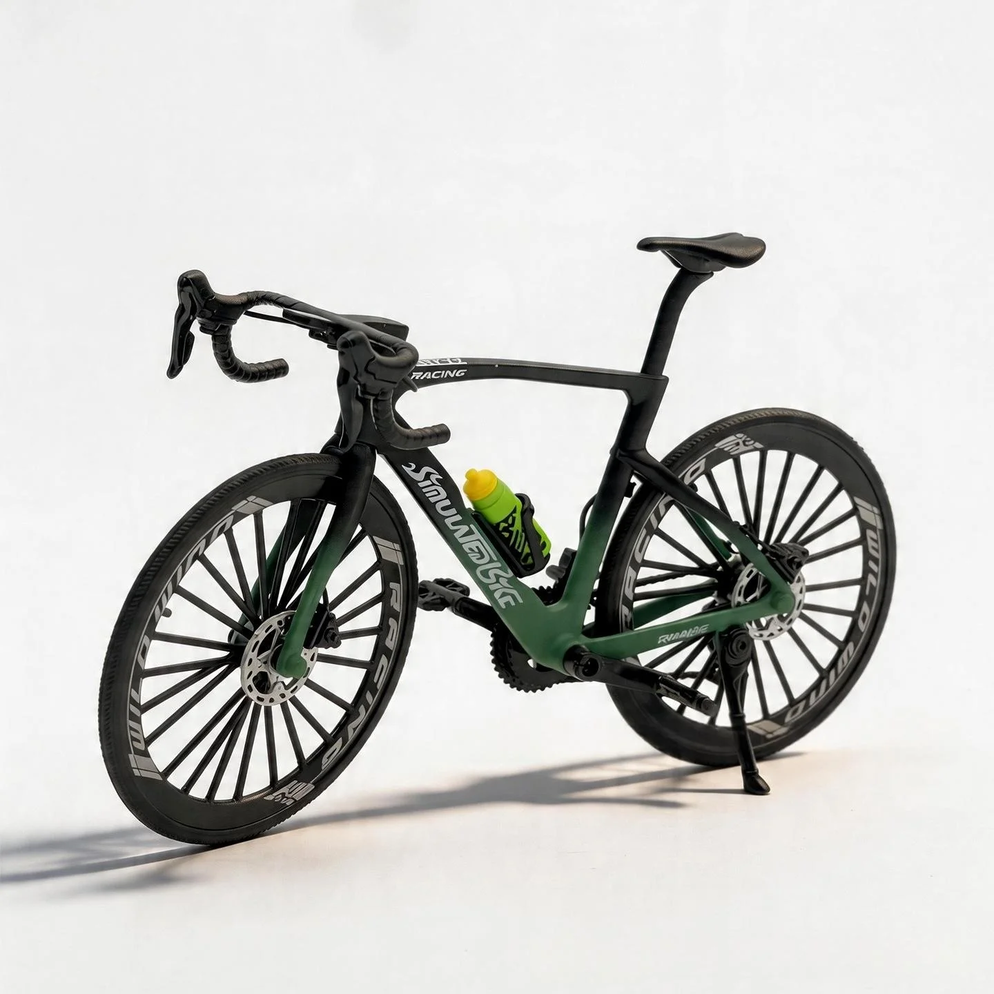 New 1:6 Model Mini Alloy Bicycle With Water Bottle Diecast Metal Toy Bikes Mountain Finger Bicycle Simulation Collection Gift