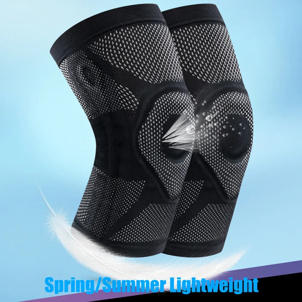 1/2Pcs Knee Braces Support for Men Women,with Patella Gel Pad & Side Stabilizers,Knee Pads for Running ACL Injury Recovery