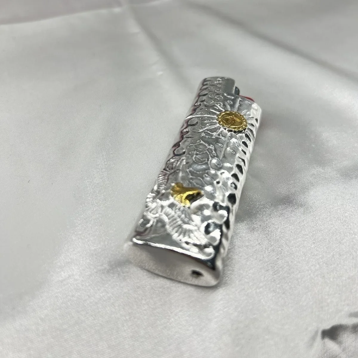 1Pc New Creative Metals Lighter Case Cover for BIC J3 Lighter Explosion-proof Lighter Sleeve