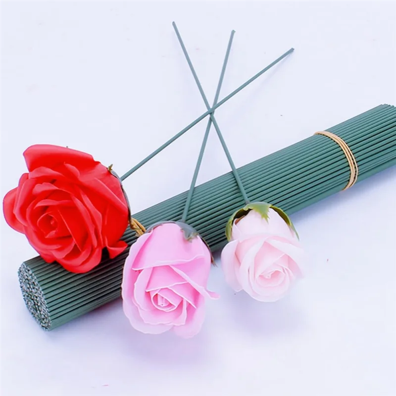 AAAN-Eisendrahtstäbe (14 Gauge), 100 Stück Packung – 30,5 cm Länge, ideal für DIY-Blumenhandwerk und andere Kunstprojekte