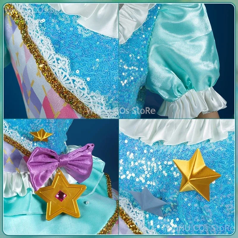 Aikatsu STARS Shiratori Hime أزياء تنكرية أحذية لوليتا كيمونو موحدة لجميع القديسين حفلة عيد الميلاد حفلة تنكرية عرض أنيمي ؛ 2