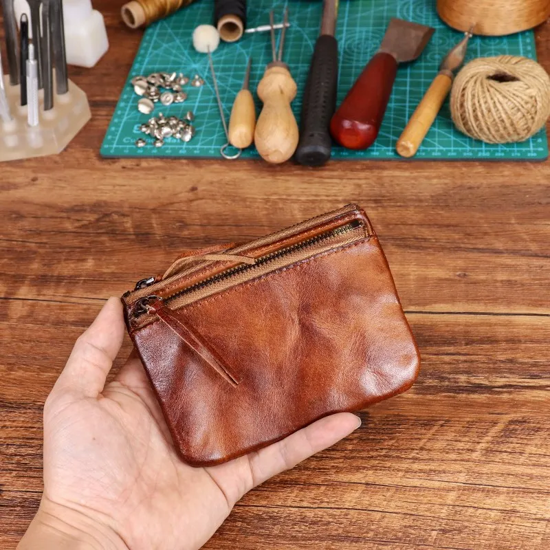 handmade-vintage-leather-coin-purse-ultra-thin-card-holder-driver-license-id-holder-women's-fashionable-bifold-wallet