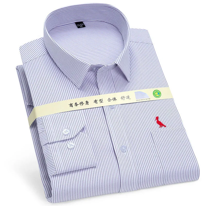 Camisa de manga comprimida para hombre, camisa masculina de marca, alta calidad, marca sem, 20