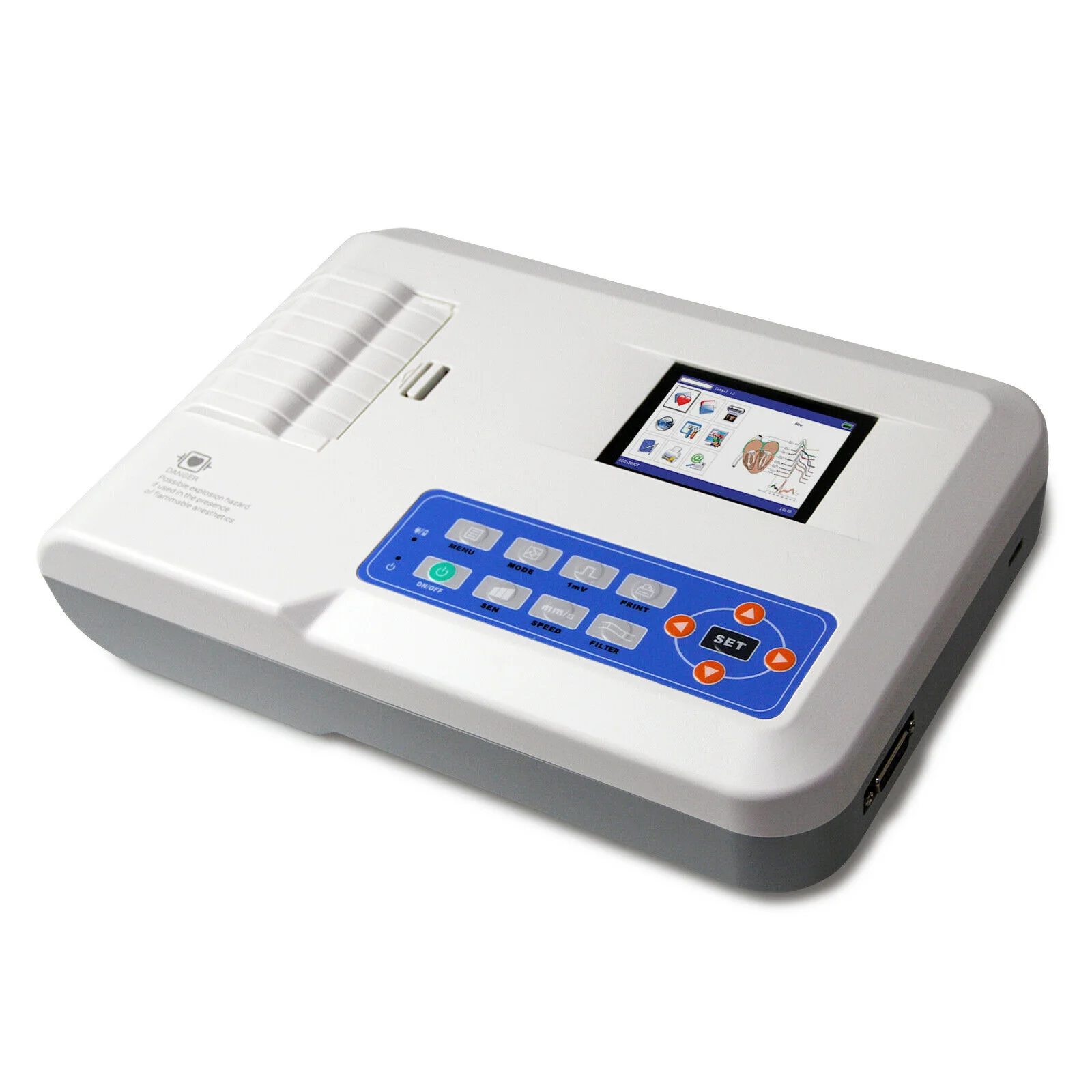 

WT-300G Portable Veterinary 3 Channel Digital Electrocardiogram ECG Machine