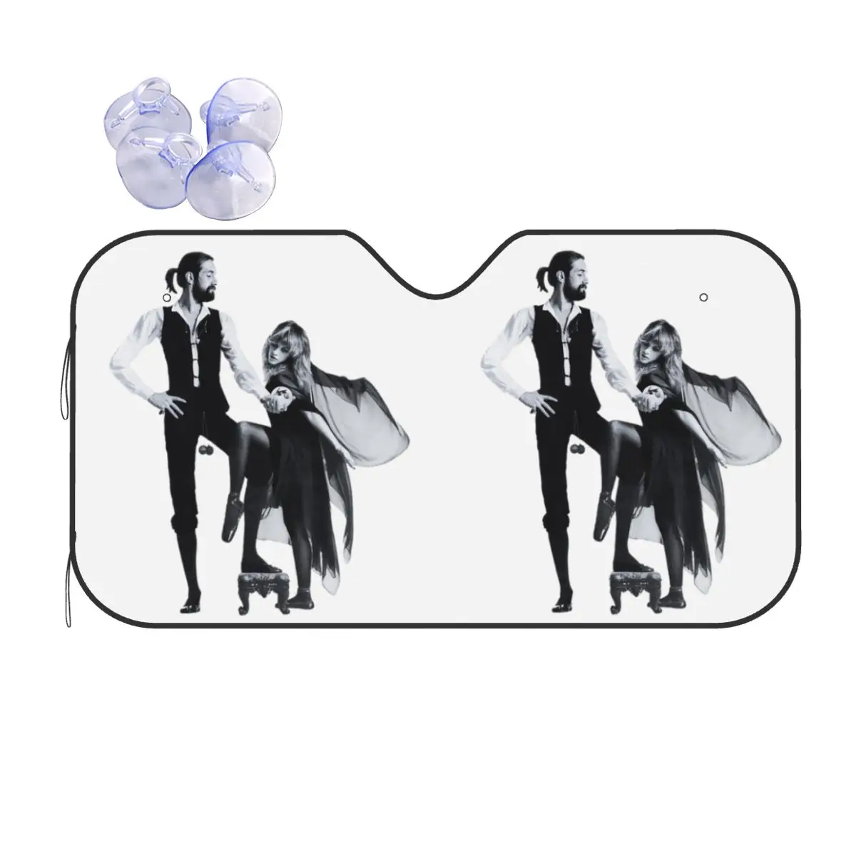 

FLEETWOOD MAC Rumours Sunshade Windscreen Car Front Windshield Window Sun Visor Accessories Covers