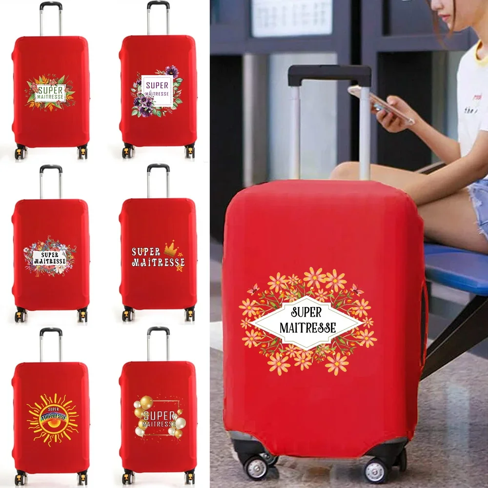

Luggage Cover for 18-32 Inch Suitcase Protector Travel Accessories New Maitresse Pattern Trolley Case Thicker Elastic Dust Cover