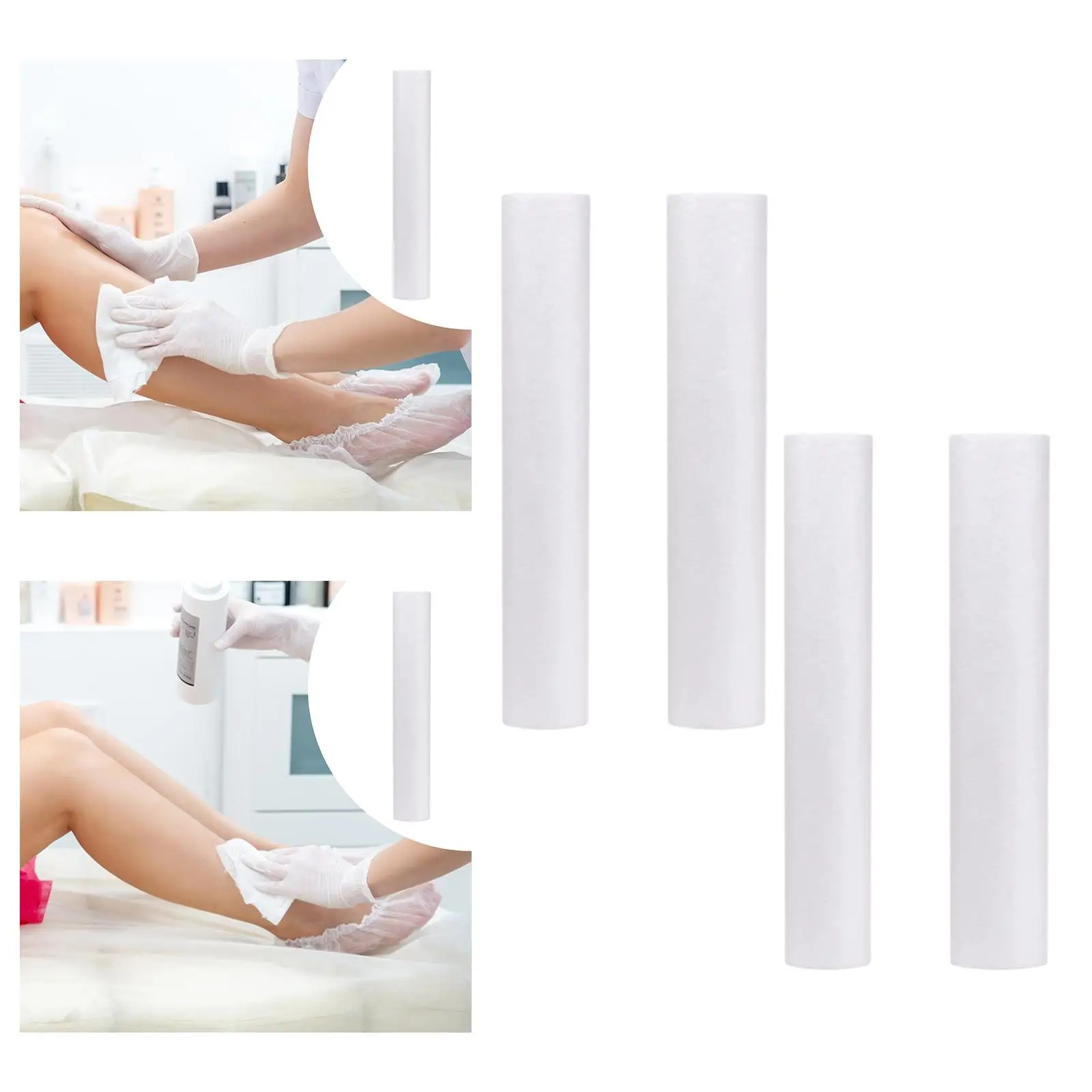 

Disposable Foot Care Mats Soft Portable Lightweight Breathable Non Woven Cloth Covers Pads for Shower Bath Bedroom SPA Bathroom