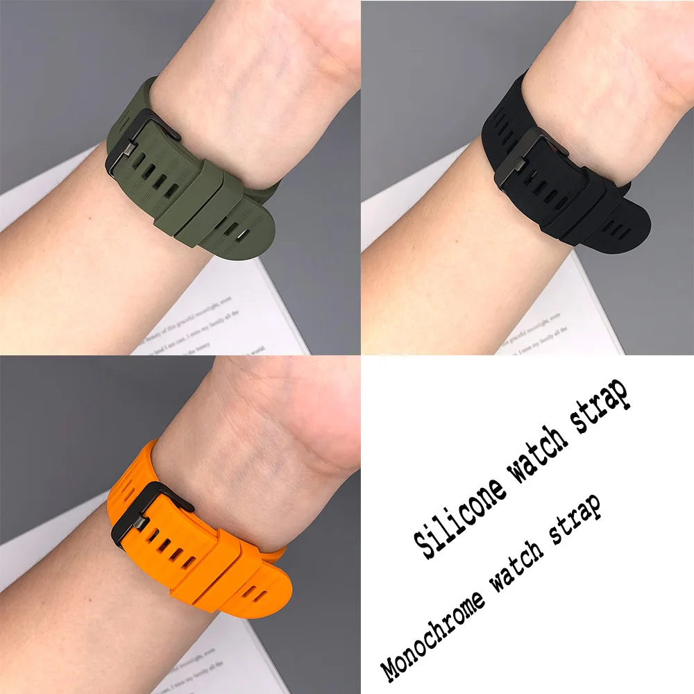QuickFit 20 22 26mm Watch Strap For Garmin Fenix 7S 6S 5S/Fenix 7 5 6 Pro/Fenix 7X 5X 6X Pro Replacement Strap Silicone Bracelet