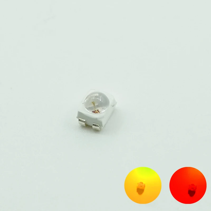 2v 1210 3528 Led Diode Plcc-4 Three Positive Poles And One Negati Red Yellow Car Brake Lights And Turn Signals Led Chip Diode ﻿