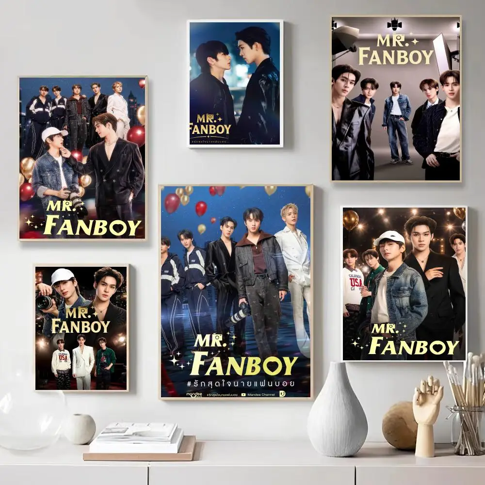 Indie Film Mr. F-Fanboy Poster Wall Art Print Poster for Bedroom Living Room Home Decor Gift Artwork