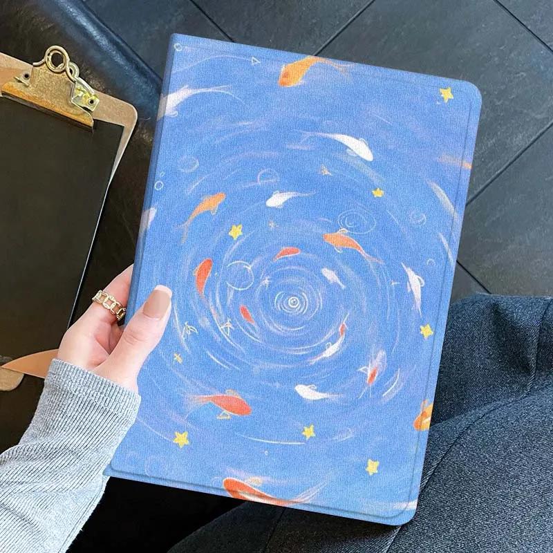 capa-com-design-de-arte-de-peixe-para-ipad-pro-air-mini-11-1-2-3-4-5-6-7-7ª-geracao-129-13-79-83-m3-m4-polegadas