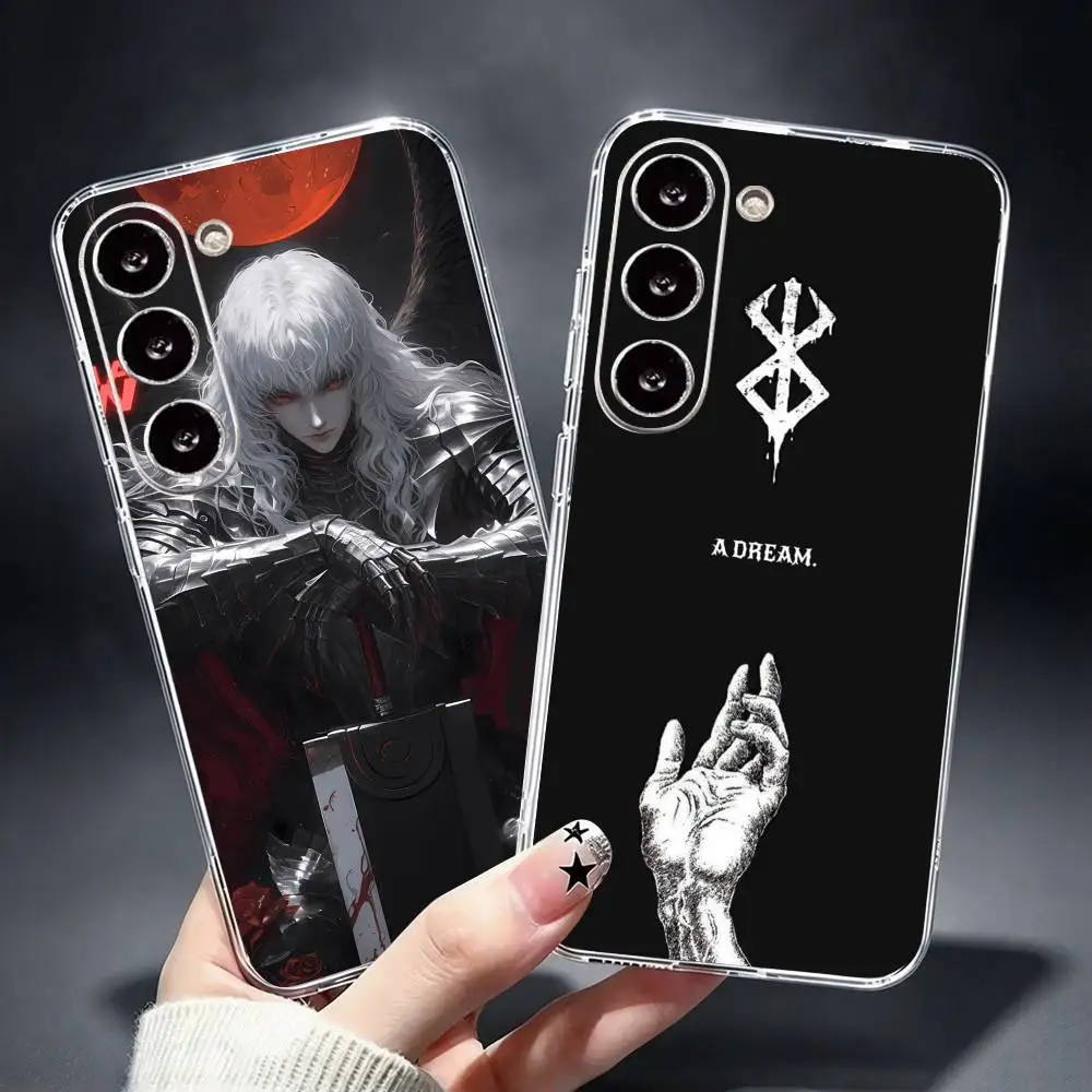 Griffith B-BerserkS Phone Case Silicone Soft for Samsung Galaxy A73,A72,A71,A70,A53,A52,A51Cover