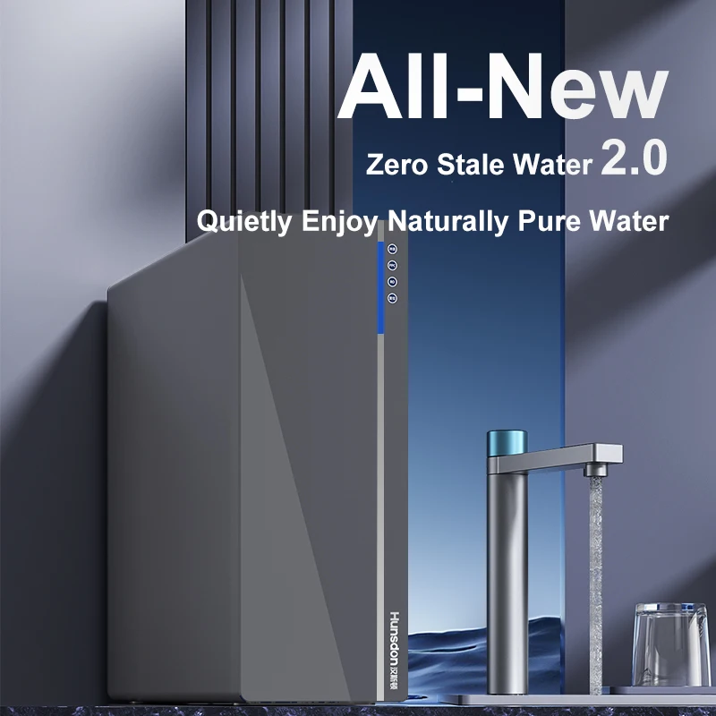Tankless Electric Plastic Household 1200 GPD High Capacity Reverse Osmosis Self-Cleaning Water Filter Purifying System